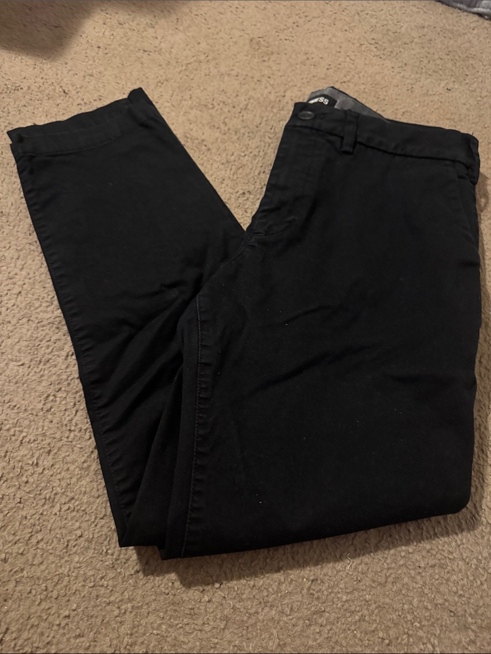 Express Men's Black Chino Pants